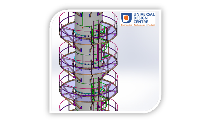 3D Modelling of Platform & Ladder